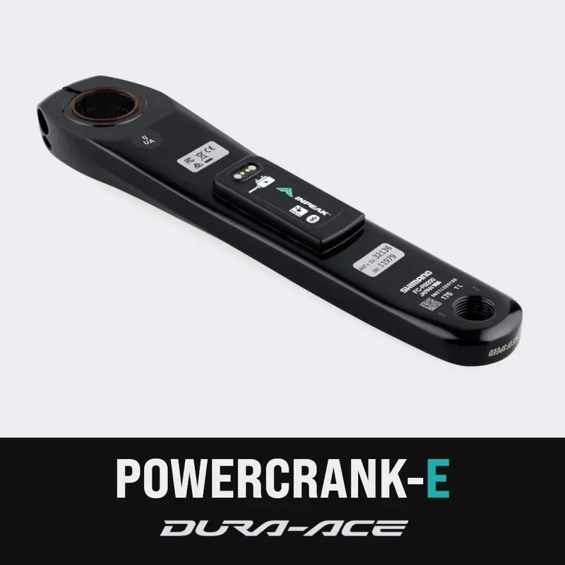 Pedivella POWERCRANK-E Dura-Ace FC-R9200 Strada Nero 160mm #3