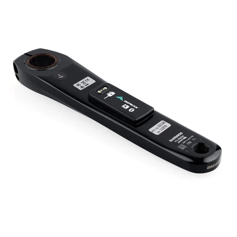 Pedivella POWERCRANK-E Dura-Ace FC-R9200 Strada Nero 160mm - image