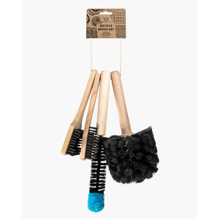 Juego de cepillos de limpieza para cepillos para bicicletas - 4 piezas - image