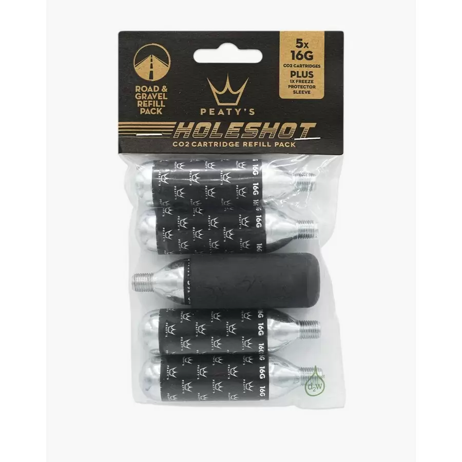 Pack CO2 Holeshot 16g - 5 Pièces - image