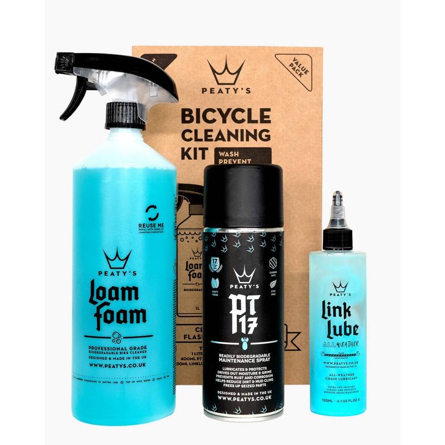 Kit Pulizia Con Detergente - Lubrificante Universale - Olio Catena All-weather