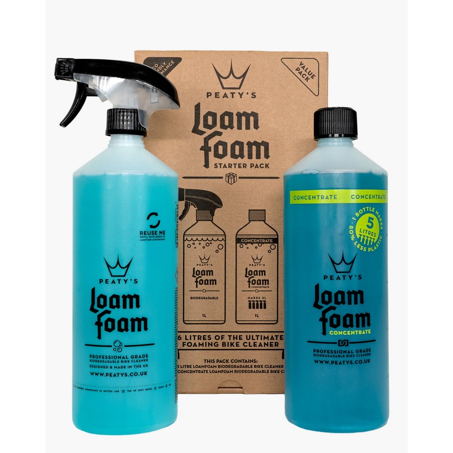 Kit de limpeza com detergente e detergente concentrado