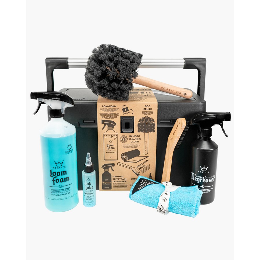 Kit completo de limpeza de bicicletas (lubrificante para todos os climas)