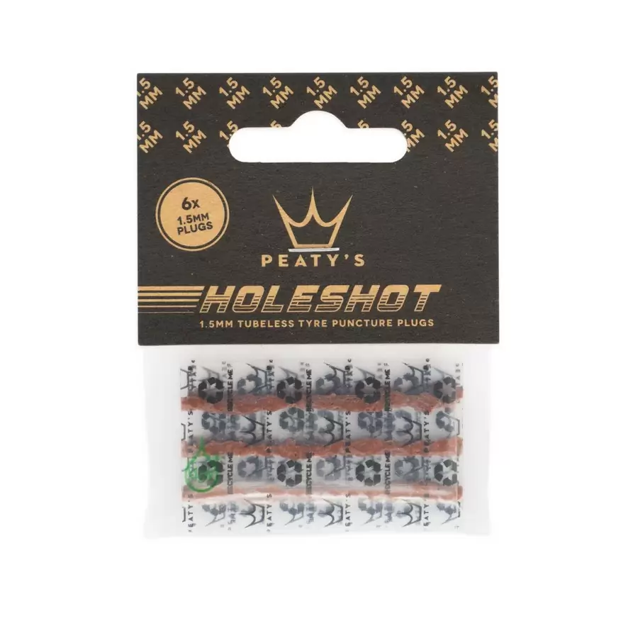 Vermicelli Per Tubeless Puncture Plugger Holeshot Refill Pack 6x1.5mm - image