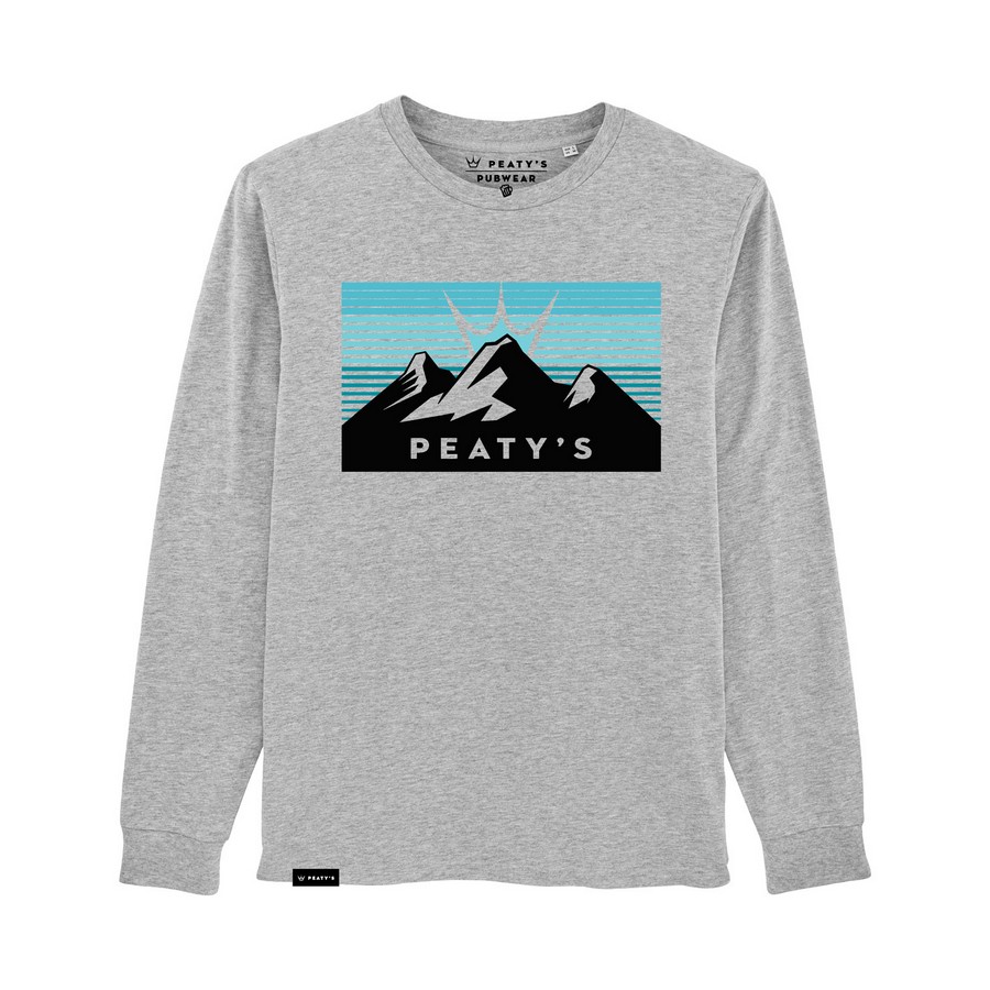 Maglia Manica Lunga 3 Peaks Sunrise Heather Grigio Taglia M