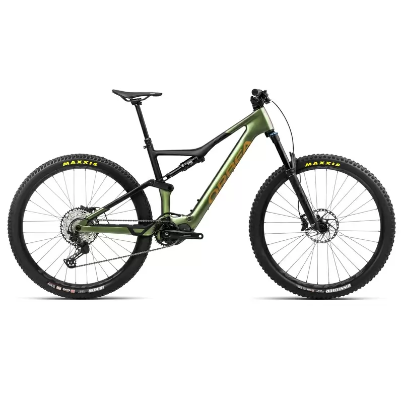 RISE M20 29'' 12v 140mm 360Wh Shimano EP801 Verde/Nero/Giallo Taglia S - image