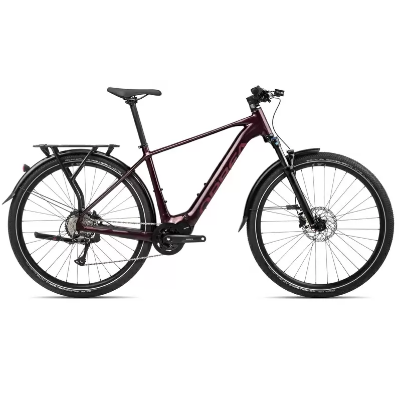 KEMEN 40 28'' 8v 100mm 540Wh Shimano EP600 Bordeaux Taglia M - image