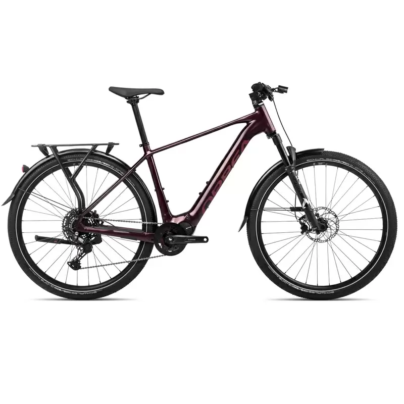 KEMEN 30 28'' 10v 100mm 540Wh Shimano EP801 Bordeaux Taglia M - image