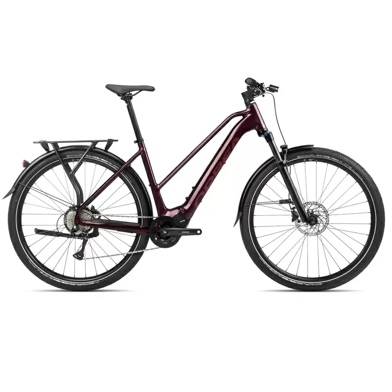 KEMEN MID 40 28'' 8v 100mm 540Wh Shimano EP600 Bordeaux Taglia S - image