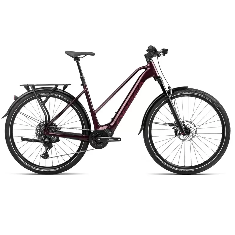 KEMEN MID 10 28'' 11v 100mm 540Wh Shimano EP801 Bordeaux Taglia S - image