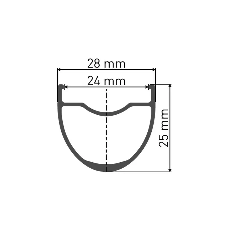 Rim G 540 DB 27.5'' 24mm 24 Holes Disc Brake #2