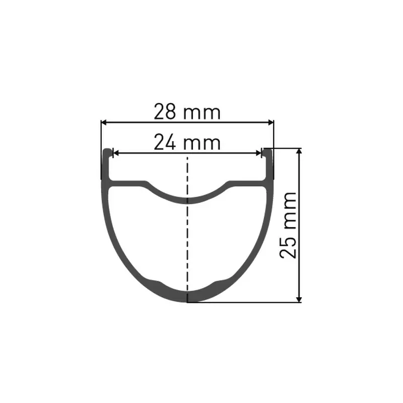 Felge GR 531 DB 27,5'' 24mm 28 Loch Scheibenbremse #2
