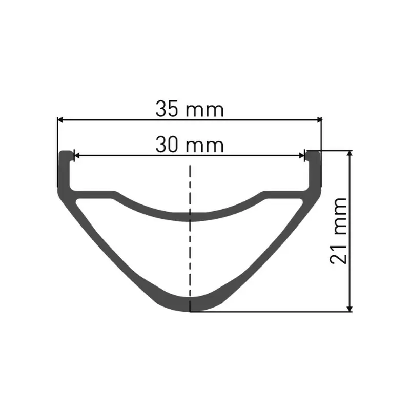 Rim HX 531 Hybrid 27.5'' 30mm 32 Holes Disc Brake #2