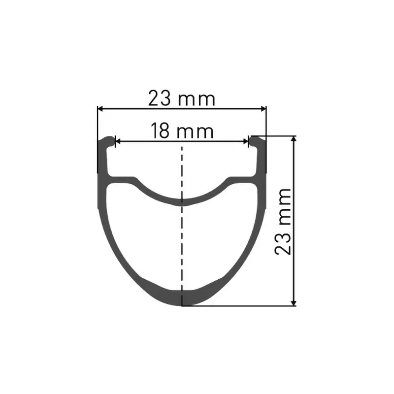 Cerchio R 460 RB 700C 28'' 18mm 20 Fori Freno al Cerchio #2