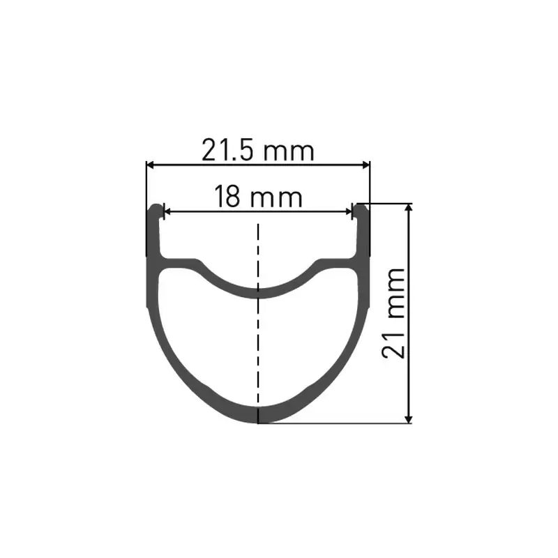 Felge RR 411 700C 28'' 18mm 20 Loch Felgenbremse #2
