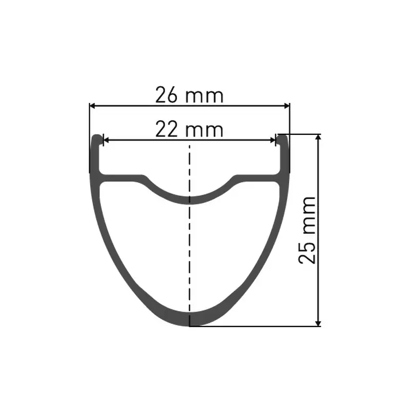 Jante RR 481 DB 700C 28'' 22mm 28 Trous Frein à Disque #2