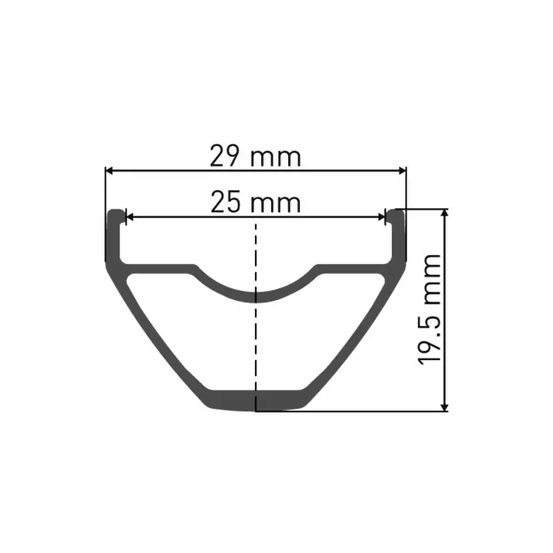 Jante X 432 29'' 25mm 28 Trous Frein à Disque #2