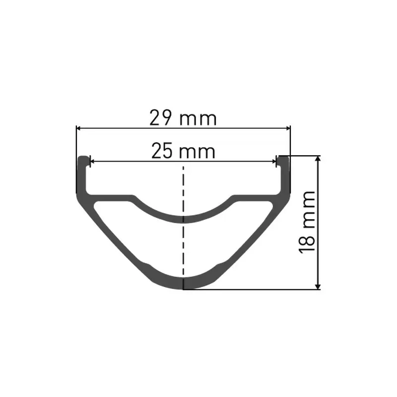 Cerchio XR 391 29'' 25mm 28 Fori Freno a Disco #2