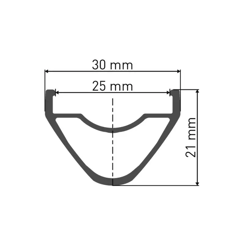 Cerchio EX471 27,5'' nero 584-25 TL-Ready 28 fori #2