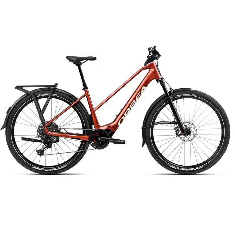 KEMEN ADV 10 MID 28'' 11v 100mm 630Wh Shimano EP600 Rosso/Bianco 2025 Taglia M - image