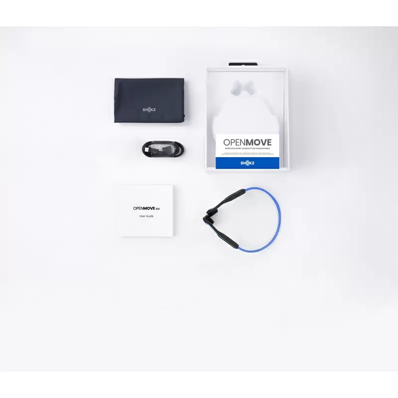 Openmove Auriculares Bluetooth de Conducción Ósea con Micrófono Azul #6