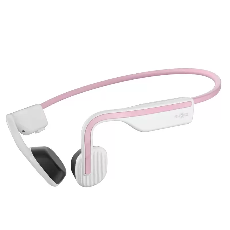 Fones de ouvido de condução óssea Bluetooth Openmove com microfone rosa - image