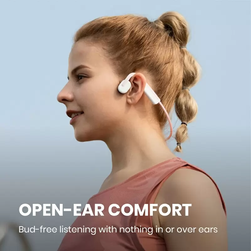 Openmove Auriculares Bluetooth de Conducción Ósea con Micrófono Rosa #8