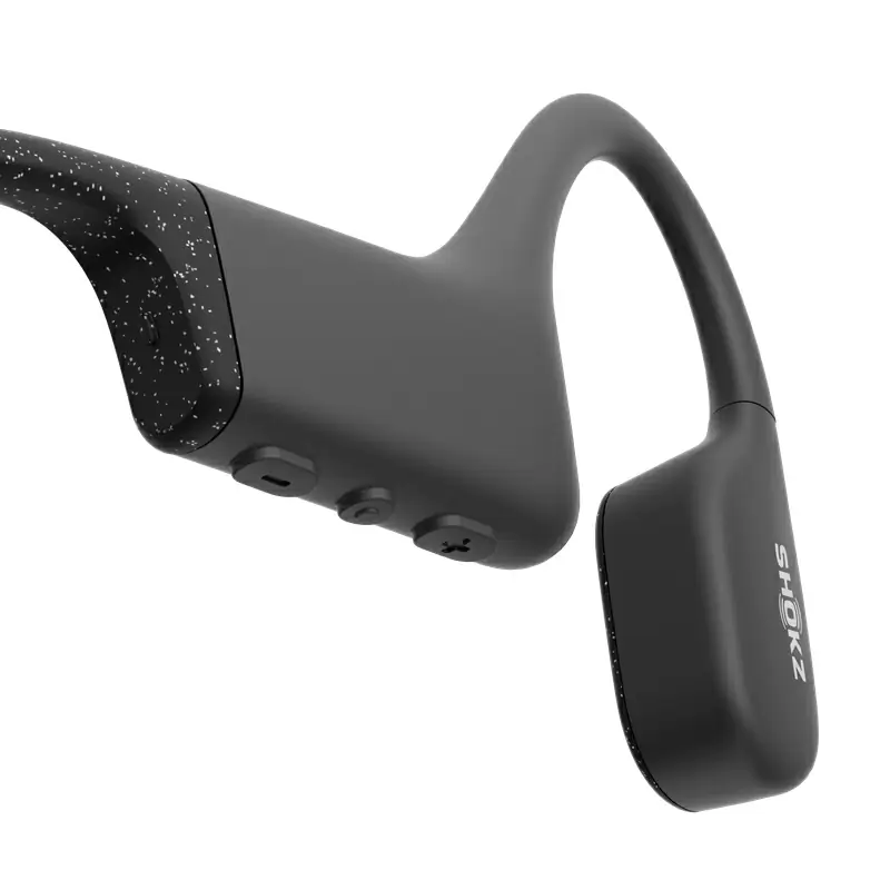 Fones de ouvido de condução óssea Openswim à prova d'água Bluetooth preto #1
