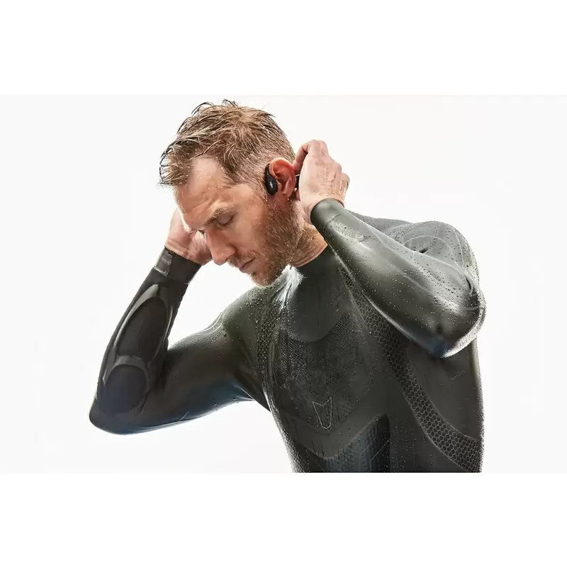Fones de ouvido de condução óssea Openswim à prova d'água Bluetooth preto #6