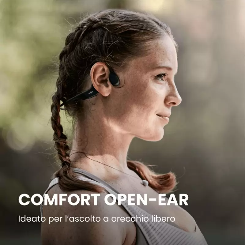 Openrun Bluetooth-Kopfhörer mit Knochenleitung, Schwarz #4