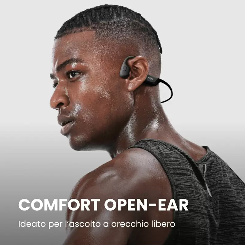 Cuffie A Conduzione Ossea Openrun Pro Bluetooth Nero #5