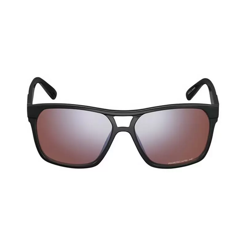CE-SQRE2 Gafas cuadradas con lentes Ridescape negras de alto contraste #1