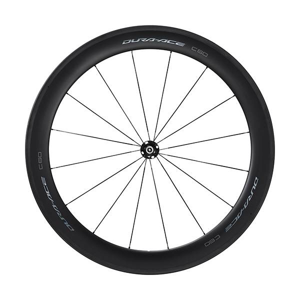 Ruota Anteriore Dura-Ace C60 28'' WH-R9200-C60-HR-Tu-F QR 5x100mm Freno al Cerchio