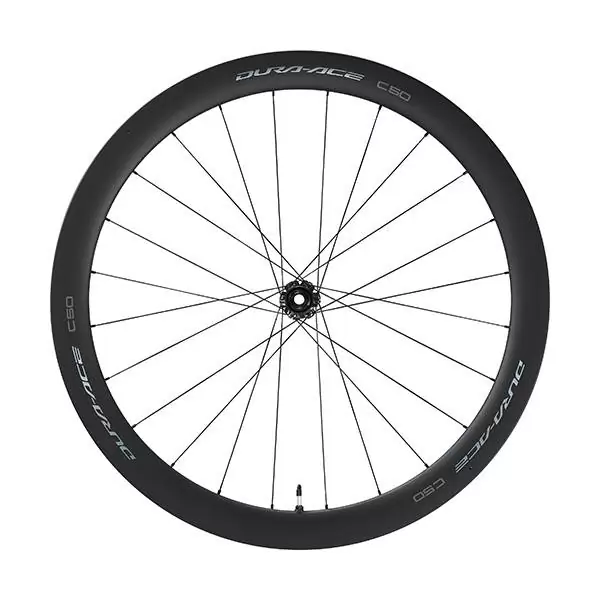 Ruota Anteriore Dura-Ace C50 28'' WH-R9270-C50-TL-F Tubeless PP12x100mm Freno A Disco Center Lock - image