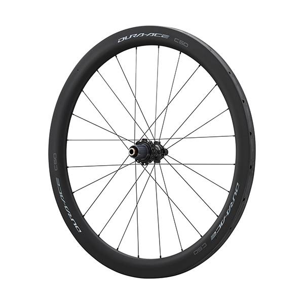 Roda Traseira Dura-Ace C50 28'' WH-R9270-C50-TU-R Tubular 12x142mm Freio Disco Central Lock 12v
