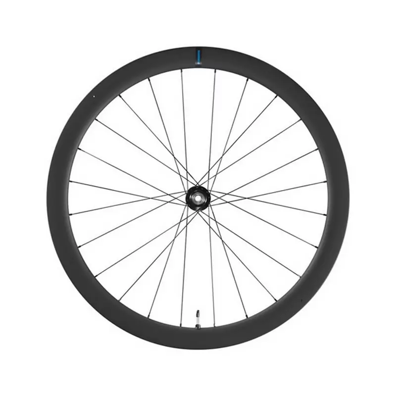 Roda Dianteira C46 28'' WH-RS710-TL-F12 Tubeless 12x100 Freio Disco Center Lock - image