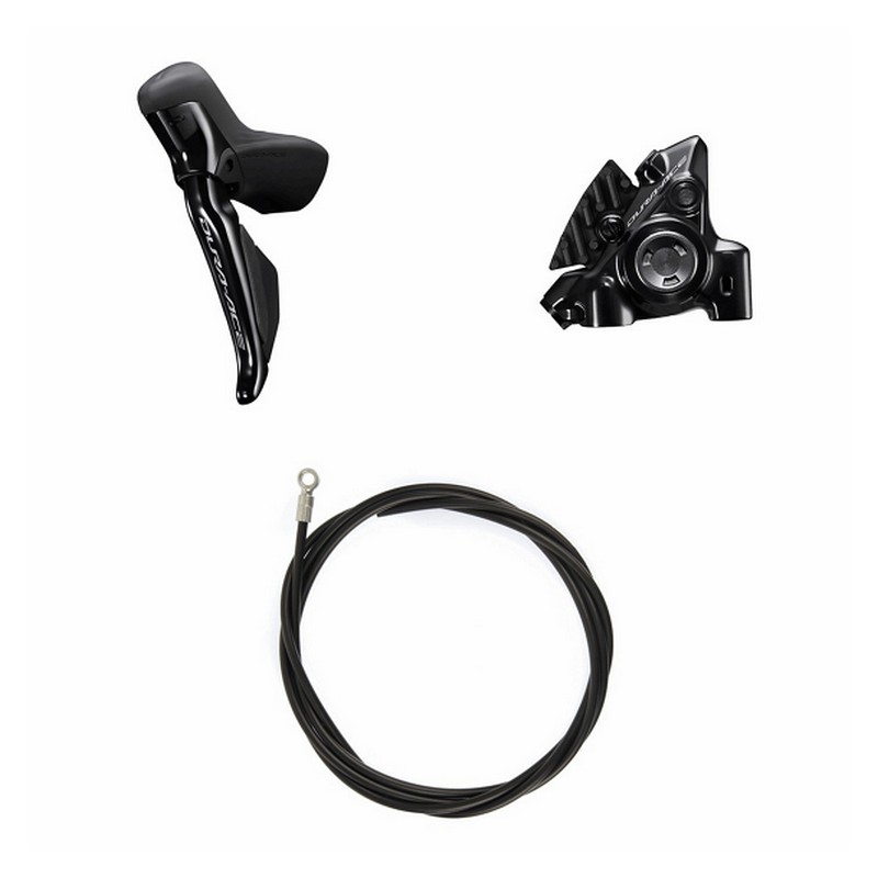 Comando Cambio Sinistro + Pinza Disco Dura Ace R9270 Anteriore Flat Mount 2v