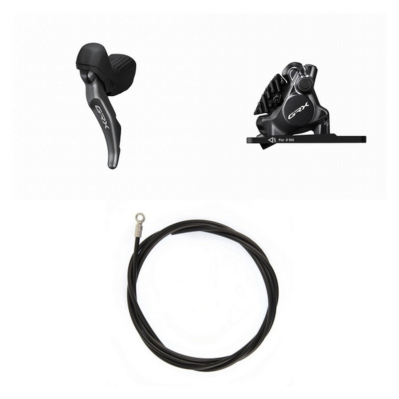 Front Disc Brake Kit Gravel Grx BR-RX820 Flat Mount 2x12v