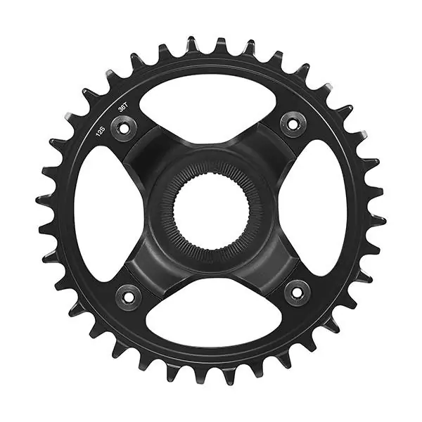 Plato de bicicleta eléctrica SM-CRE80-12-SB Línea de cadena de 12 velocidades 56,5 mm Negro 36D - image