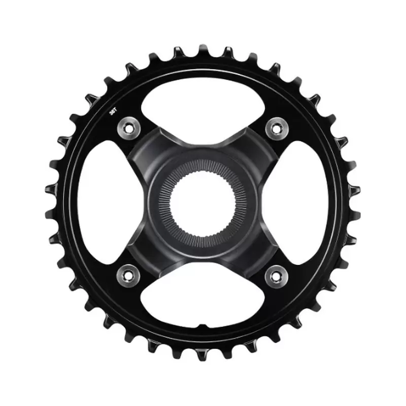 Plateau de vélo électrique SM-CRE80-B 10/11 vitesses, ligne de chaîne 55 mm noir 38D - image