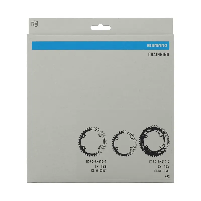 Crown GRX FC-RX610-1 110 mm 4-Family 1x12V 40 dientes, negro #1