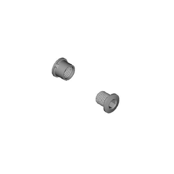 Bullone Fissaggio Corona Doppia M8 X 8,5 E Dado - 4 pezzi