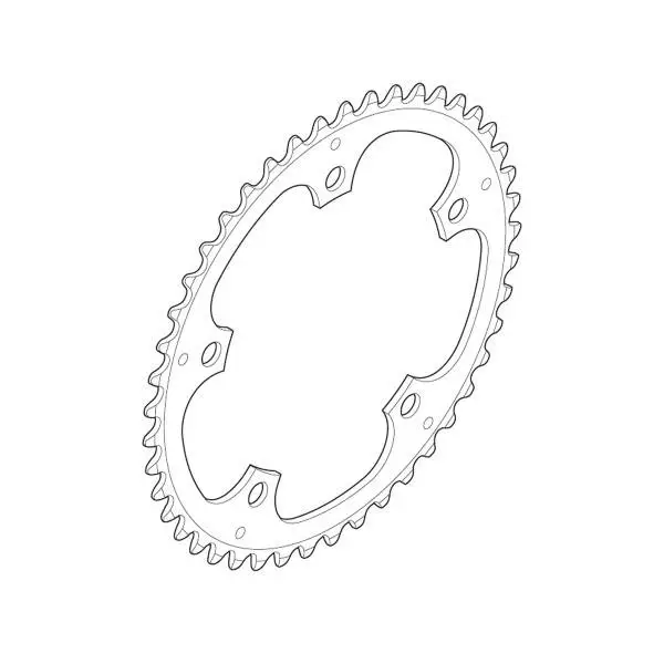 Corona Alfine 45D per FC-S501/FC-S500 Argento - image