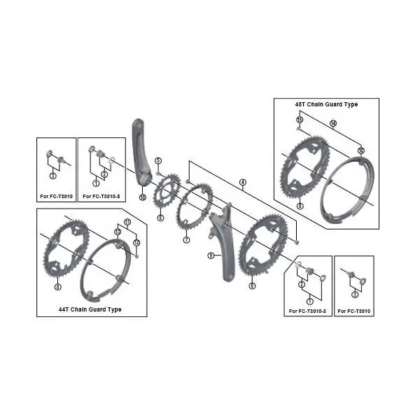 Pedivella Sinistra 175mm Argento FC-T3010 - image