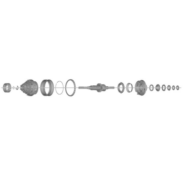 Unidad interna SG-C6061-8C longitud del eje 187mm
