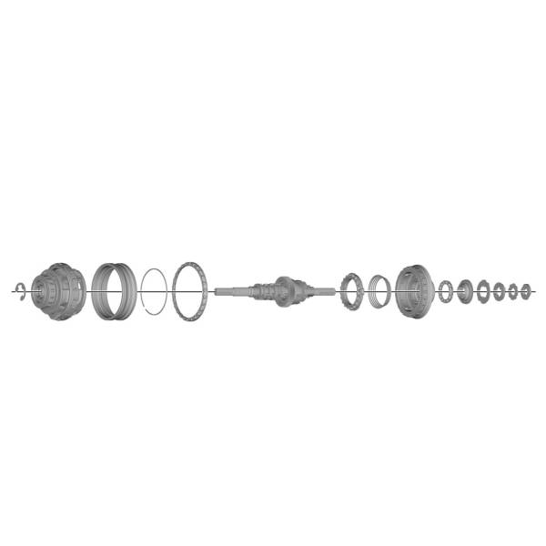 Unidade interna SG-C6061-8D comprimento do eixo 187mm