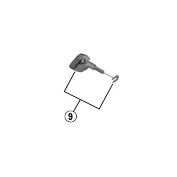 Palanca estabilizadora de jaula Shadow+ y unidad de placa de fijación para caja de cambios XTR RD-M9 - image