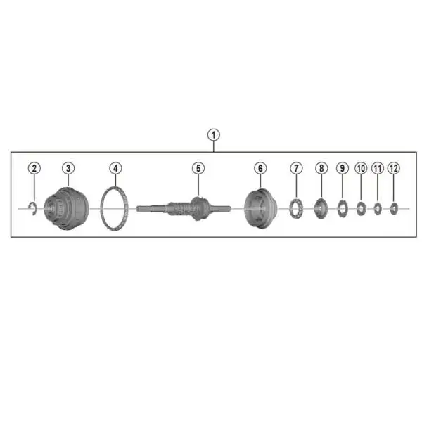 Unità interna SG-C7050-5D lunghezza asse 187mm - image