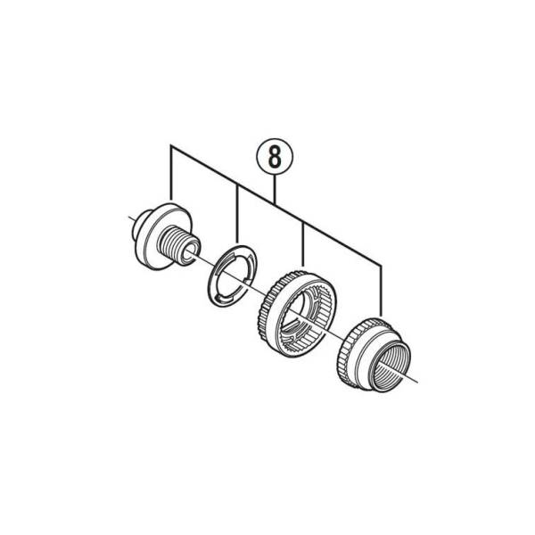 Boulon d'arrêt gauche WH-6800-R
