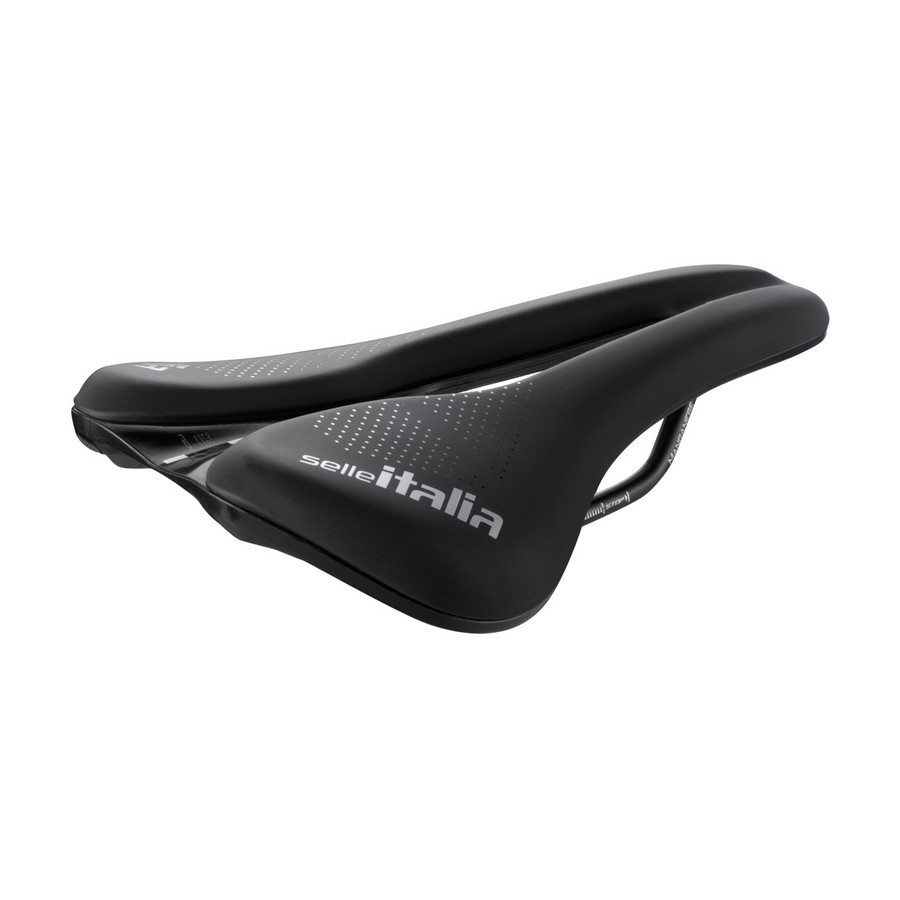 Sella Novus Evo Boost Superflow Endurance Tm L Telaio In Manganese Soft-Tek Nero
